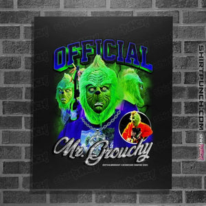 Shirts Posters / 4"x6" / Black Mr Grouchy x CoDdesigns Bootleg Hip Hop tee