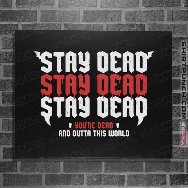 Secret_Shirts Posters / 4"x6" / Black Outta This World