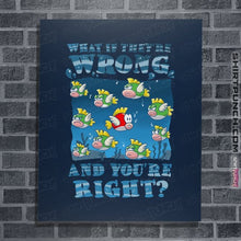Load image into Gallery viewer, Daily_Deal_Shirts Posters / 4&quot;x6&quot; / Navy Cheep Cheep!
