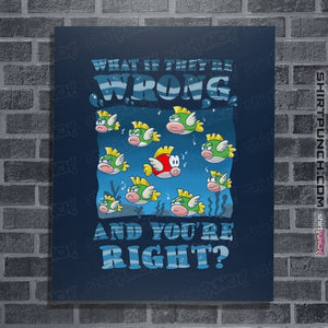 Daily_Deal_Shirts Posters / 4"x6" / Navy Cheep Cheep!