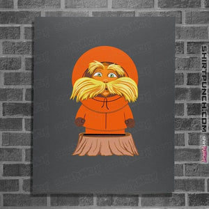 Shirts Posters / 4"x6" / Charcoal Lorax Kenny