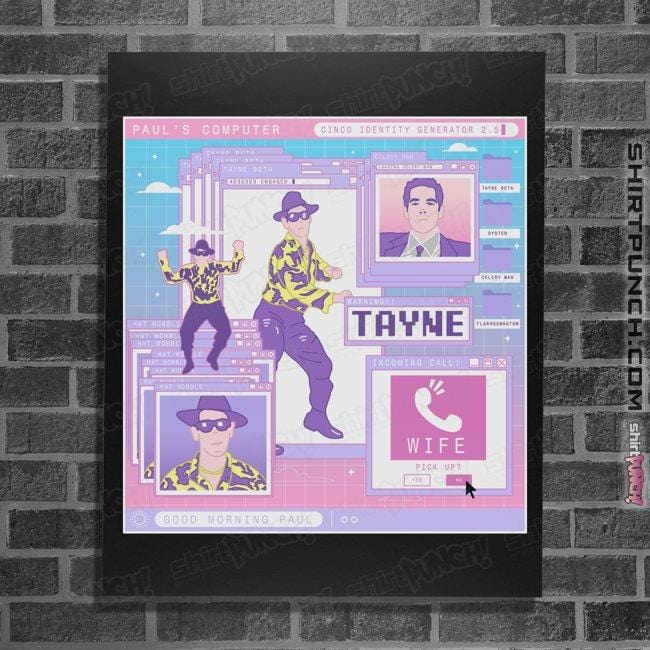 Daily_Deal_Shirts Posters / 4"x6" / Black Tayne