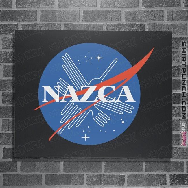 Shirts Posters / 4"x6" / Dark Heather Nazca