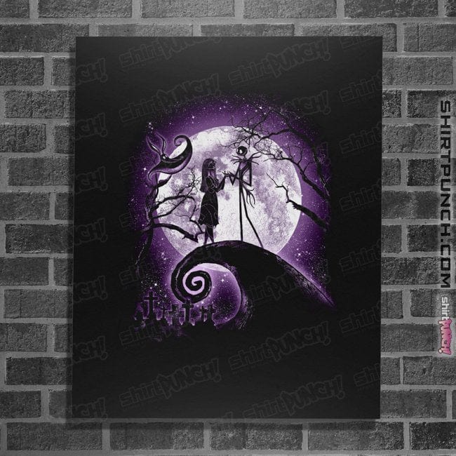 Secret_Shirts Posters / 4"x6" / Black Moonlight Nightmare