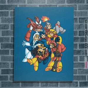 Daily_Deal_Shirts Posters / 4"x6" / Sapphire Robot Masters