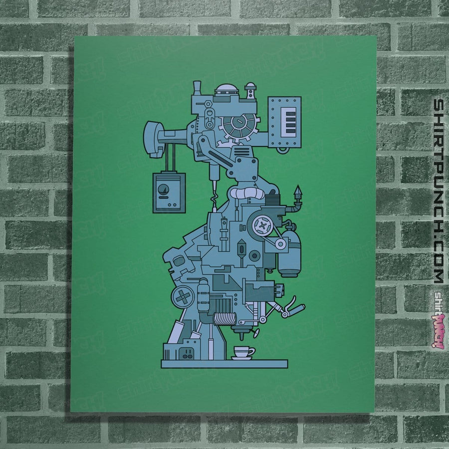 Shirts Posters / 4"x6" / Irish Green Donatello Coffee