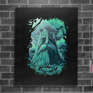 Daily_Deal_Shirts Posters / 4"x6" / Black Hyrule Forest Hero