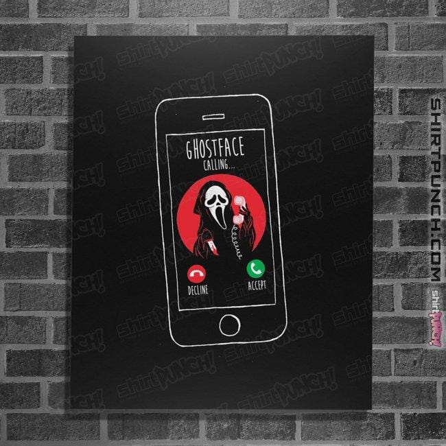 Secret_Shirts Posters / 4"x6" / Black Who Is Calling
