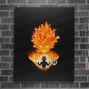 Shirts Posters / 4"x6" / Black The Angry Super Saiyan