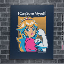 Load image into Gallery viewer, Shirts Posters / 4&quot;x6&quot; / Navy Save Myself
