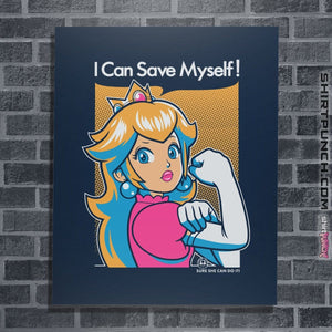 Shirts Posters / 4"x6" / Navy Save Myself