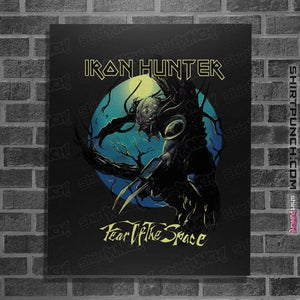 Daily_Deal_Shirts Posters / 4"x6" / Black The Iron Hunter
