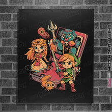 Load image into Gallery viewer, Daily_Deal_Shirts Posters / 4&quot;x6&quot; / Black Brave Game Boy
