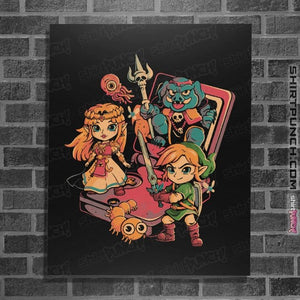 Daily_Deal_Shirts Posters / 4"x6" / Black Brave Game Boy