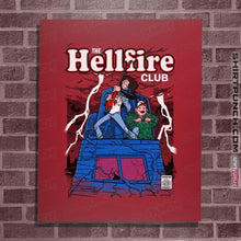 Load image into Gallery viewer, Daily_Deal_Shirts Posters / 4&quot;x6&quot; / Red The Hellfire Club Comics
