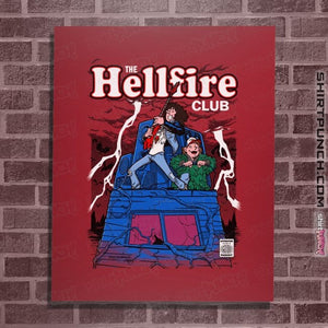 Daily_Deal_Shirts Posters / 4"x6" / Red The Hellfire Club Comics