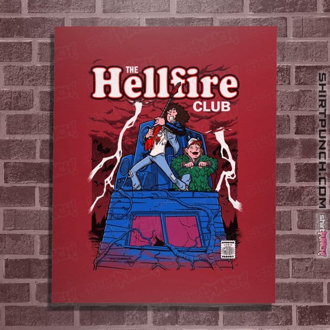 Daily_Deal_Shirts Posters / 4"x6" / Red The Hellfire Club Comics