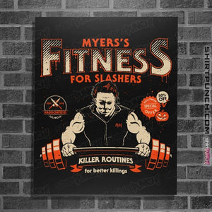 Daily_Deal_Shirts Posters / 4"x6" / Black Myer's Fitness