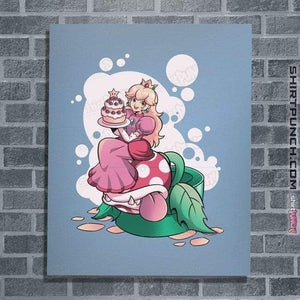 Shirts Posters / 4"x6" / Powder Blue Princess Peach