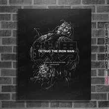 Load image into Gallery viewer, Secret_Shirts Posters / 4&quot;x6&quot; / Black Tetsuo The Iron Man
