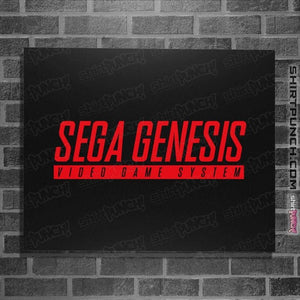 Secret_Shirts Posters / 4"x6" / Black Super Genesis