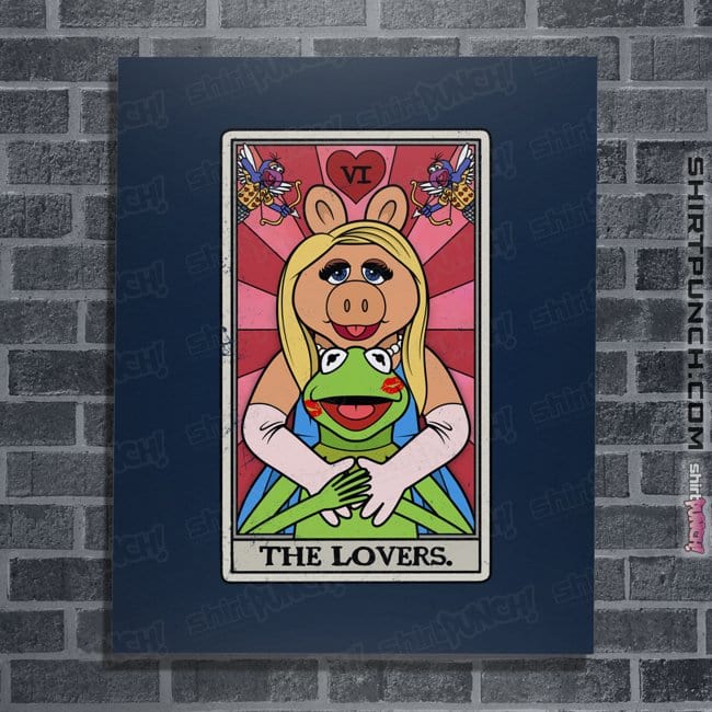 Daily_Deal_Shirts Posters / 4"x6" / Navy The Lovers.