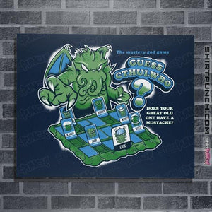 Secret_Shirts Posters / 4"x6" / Navy Guess Cthulwho