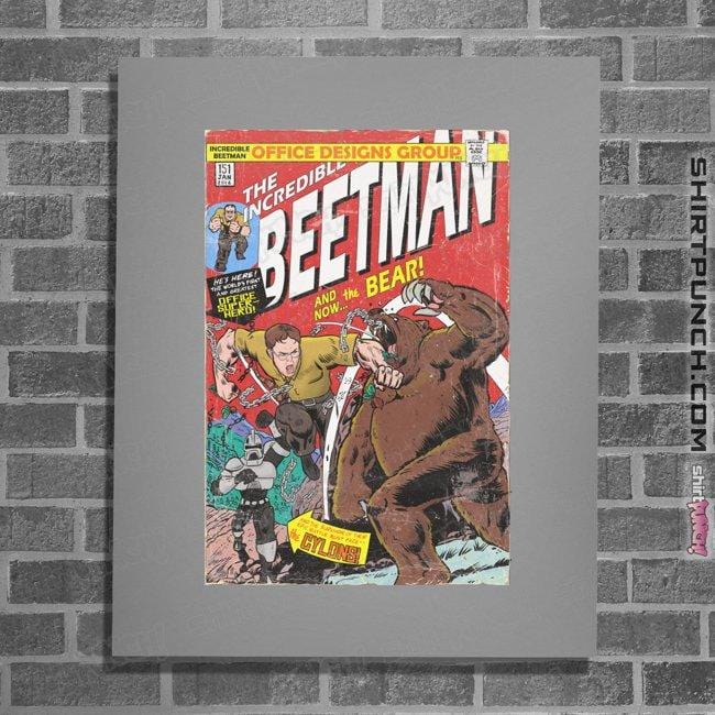Secret_Shirts Posters / 4"x6" / Sports Grey The Incredible Beetman