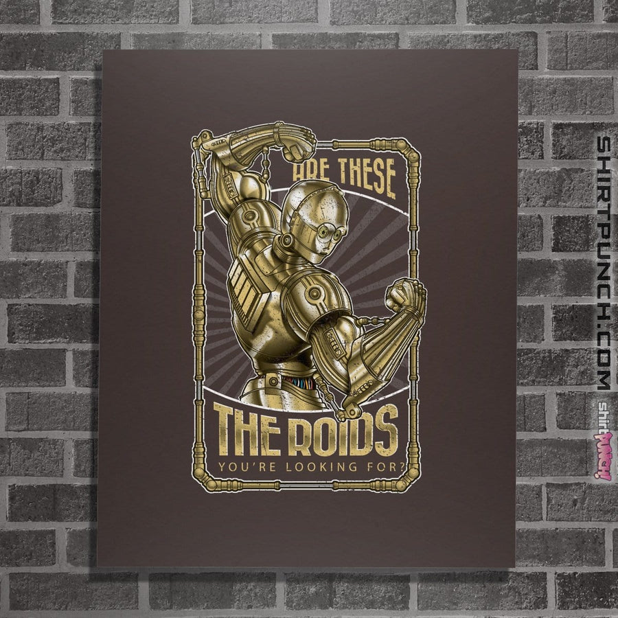 Shirts Posters / 4"x6" / Dark Chocolate Are These The Roids