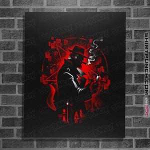 Daily_Deal_Shirts Posters / 4"x6" / Black Demon Detective