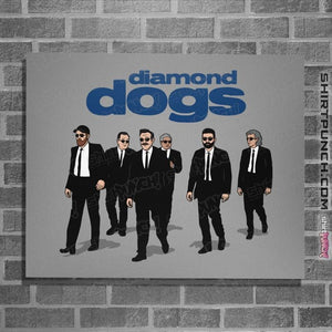 Secret_Shirts Posters / 4"x6" / Sports Grey Diamond Dogs