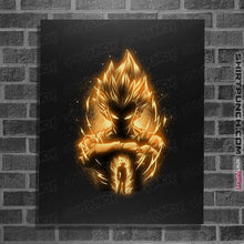 Load image into Gallery viewer, Daily_Deal_Shirts Posters / 4&quot;x6&quot; / Black Golden Saiyan Prince
