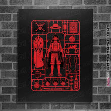 Load image into Gallery viewer, Daily_Deal_Shirts Posters / 4&quot;x6&quot; / Black Luffy Model Sprue
