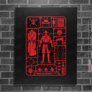 Daily_Deal_Shirts Posters / 4"x6" / Black Luffy Model Sprue