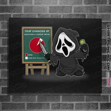 Load image into Gallery viewer, Daily_Deal_Shirts Posters / 4&quot;x6&quot; / Black Ghostface Chart

