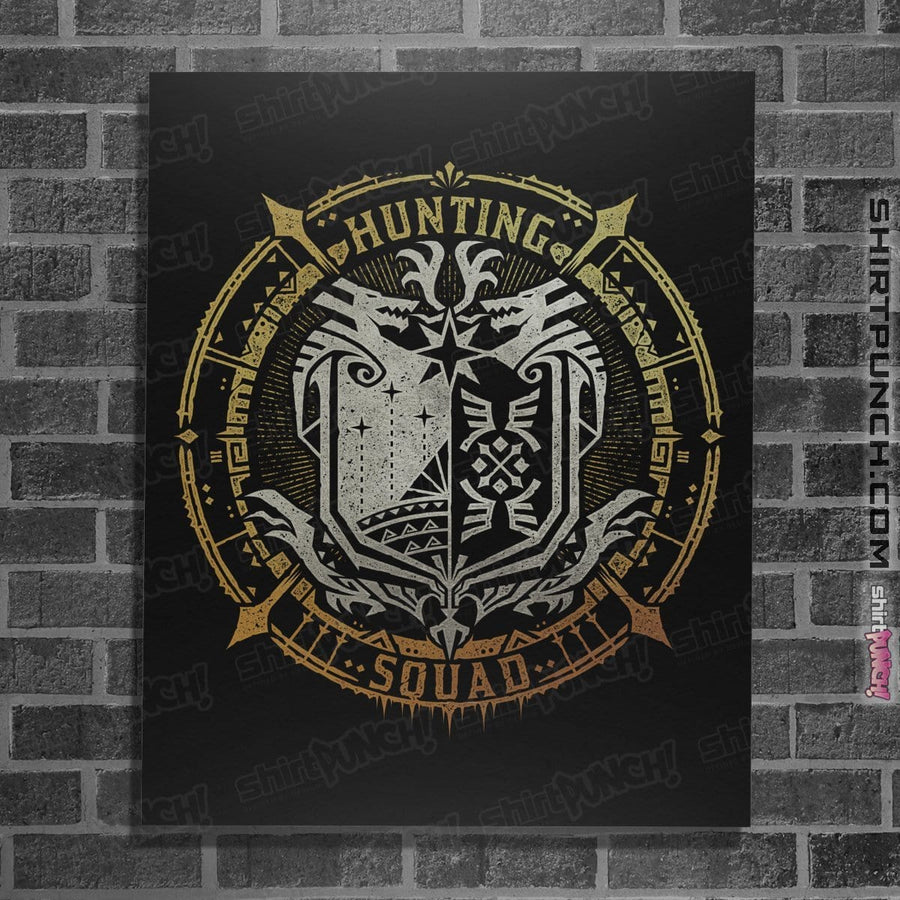 Shirts Posters / 4"x6" / Black Hunting Squad
