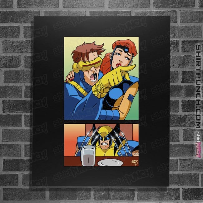 Secret_Shirts Posters / 4"x6" / Black Mutant Yelling!