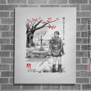 Secret_Shirts Posters / 4"x6" / White A Link To The Inkwash