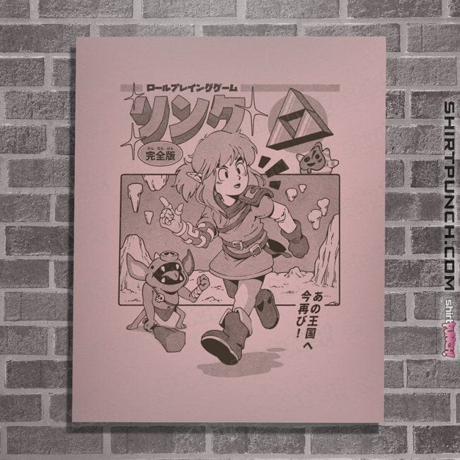 Daily_Deal_Shirts Posters / 4"x6" / Pink The Hero's Journey