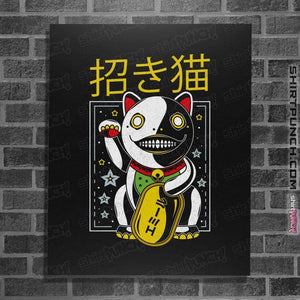 Shirts Posters / 4"x6" / Black Emil Maneki Neko