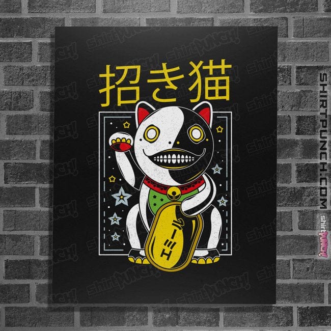 Shirts Posters / 4"x6" / Black Emil Maneki Neko