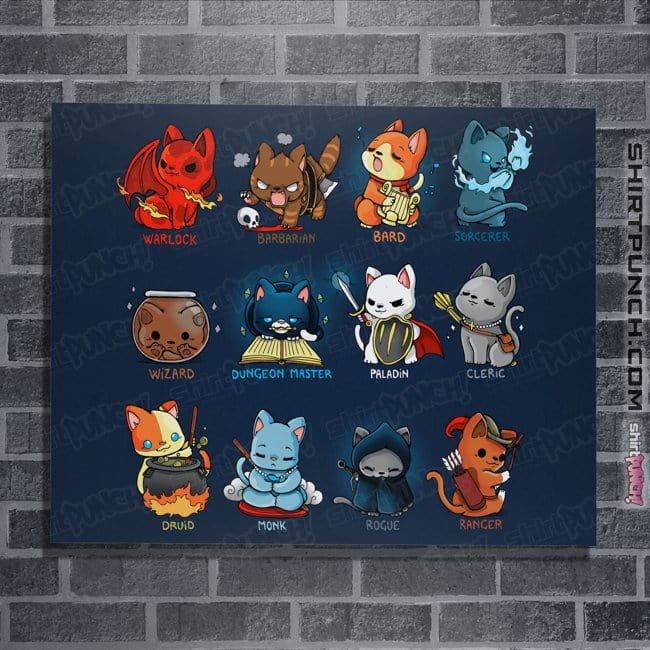 Secret_Shirts Posters / 4"x6" / Navy Roleplay Cats