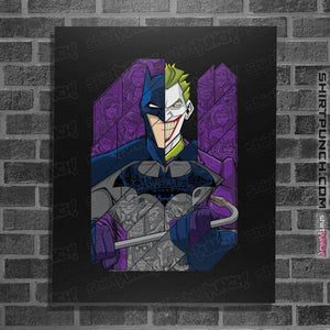 Secret_Shirts Posters / 4"x6" / Black Batman Joker