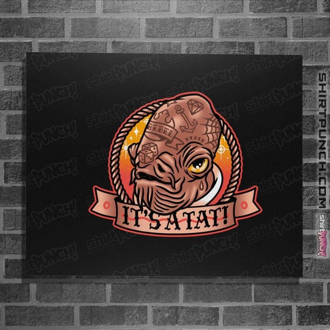 Secret_Shirts Posters / 4"x6" / Black It's A Tat!