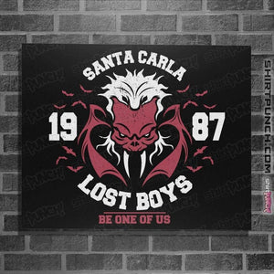 Daily_Deal_Shirts Posters / 4"x6" / Black Santa Carla Boys
