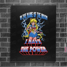 Load image into Gallery viewer, Secret_Shirts Posters / 4&quot;x6&quot; / Black In The Name Of The Moon
