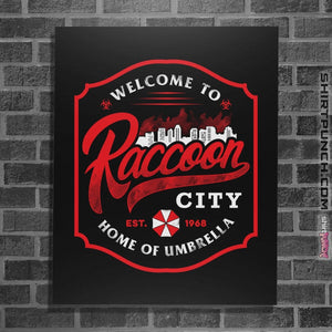 Shirts Posters / 4"x6" / Black Raccoon City
