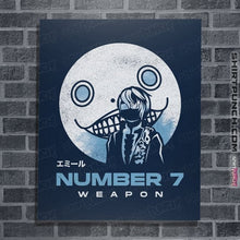 Load image into Gallery viewer, Shirts Posters / 4&quot;x6&quot; / Navy Emil Weapon Number 7
