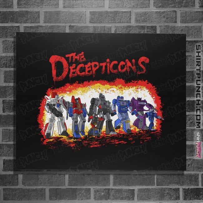 Daily_Deal_Shirts Posters / 4"x6" / Black The Decepticons