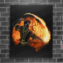 Load image into Gallery viewer, Daily_Deal_Shirts Posters / 4&quot;x6&quot; / Black Fire Bender Orb
